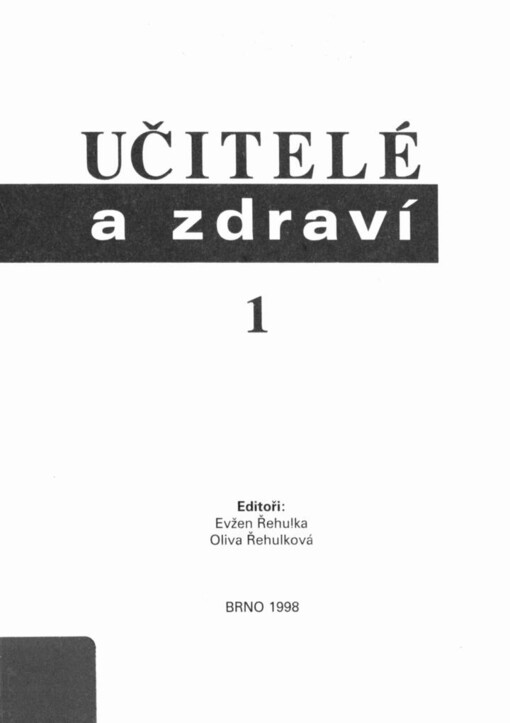 Učitelé a zdraví