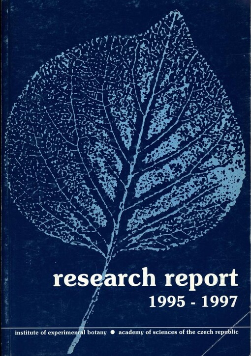 Institute of Experimental Botany Academy of Sciences of the Czech Republic :Praha - Olomouc : research report 1995-1997