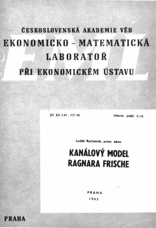 Kanálový model Ragnara Frische