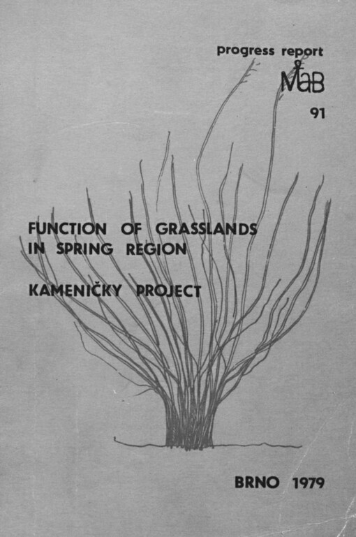 Function of grasslands in spring region-Kameničky project