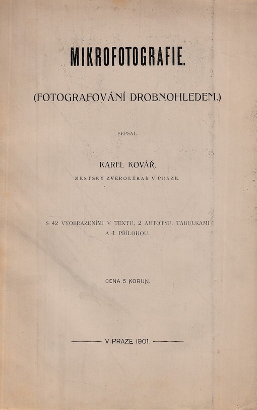 Mikrofotografie :[fotografování drobnohledem]