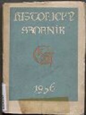Historický sborník 1956.Studie historické a ethnografické