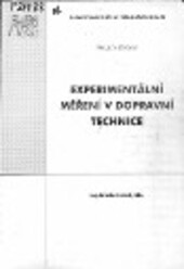 Experimentální měření v dopravní technice