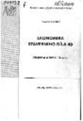 Ekonomika stavebního díla 40 : příprava a řízení staveb