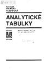 
  Analytické tabulky
  