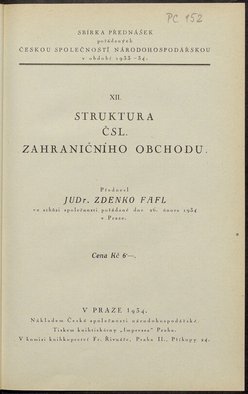 Struktura čsl. zahraničního obchodu