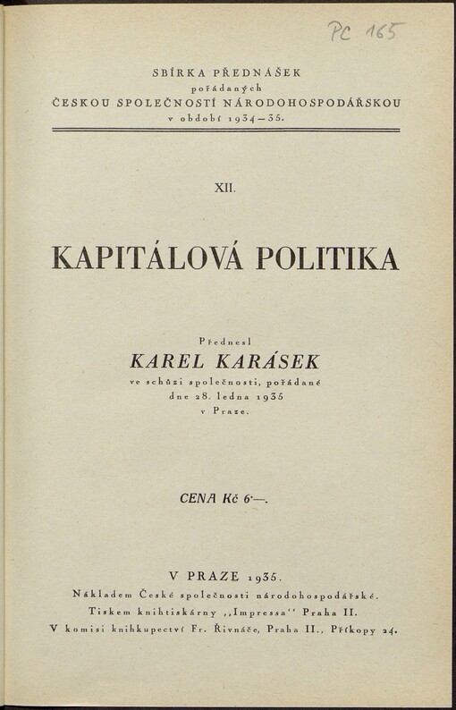 Kapitálová politika