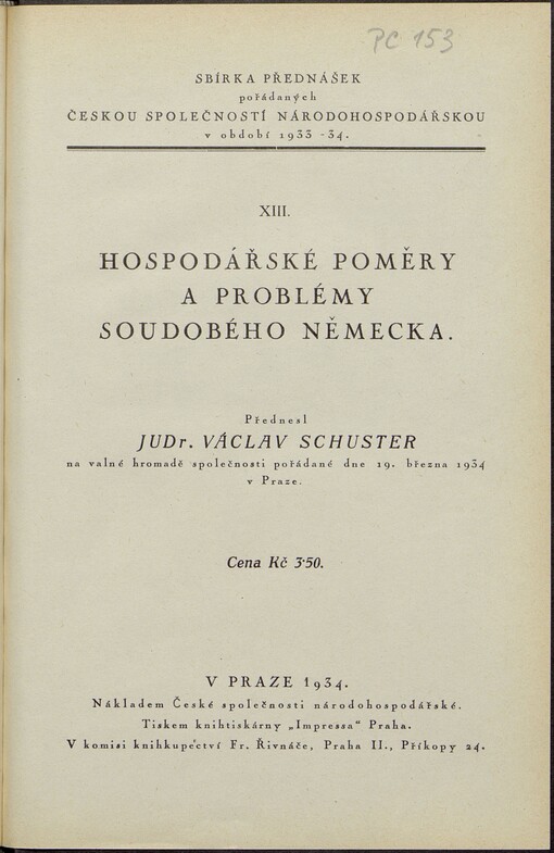 Hospodářské poměry a problémy soudobého Německa
