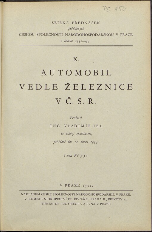 Automobil vedle železnice v ČSR