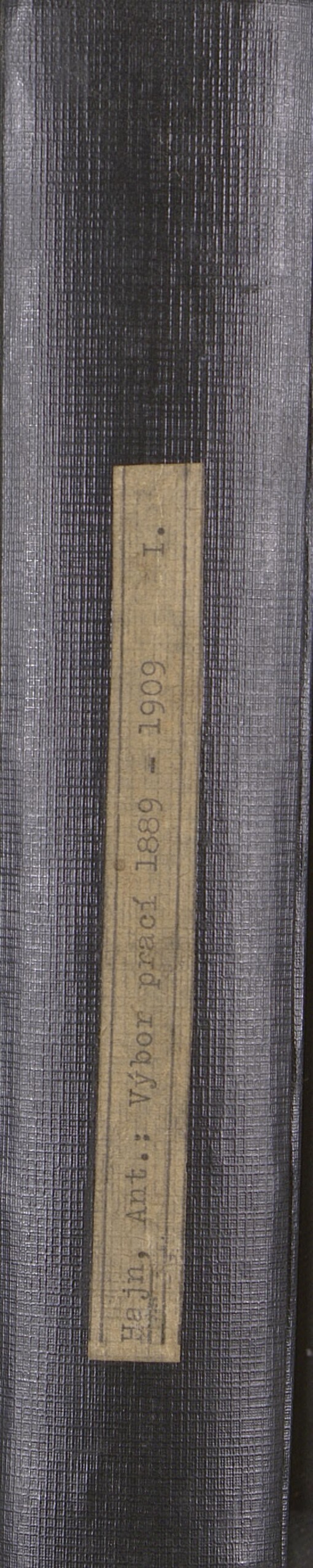 Výbor prací 1889-1909, Díl I., Pokrokové hnutí let devadesátých, sociální otázka studentská, studentstvo