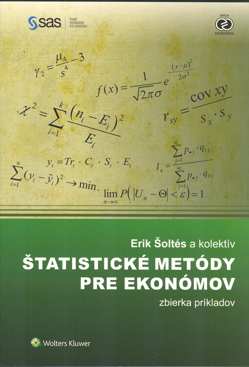 Štatistické metódy pre ekonómov : zbierka príkladov