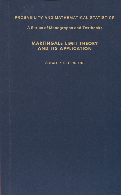 Martingale limit theory and its application