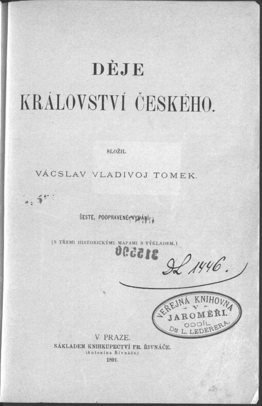 Děje království Českého