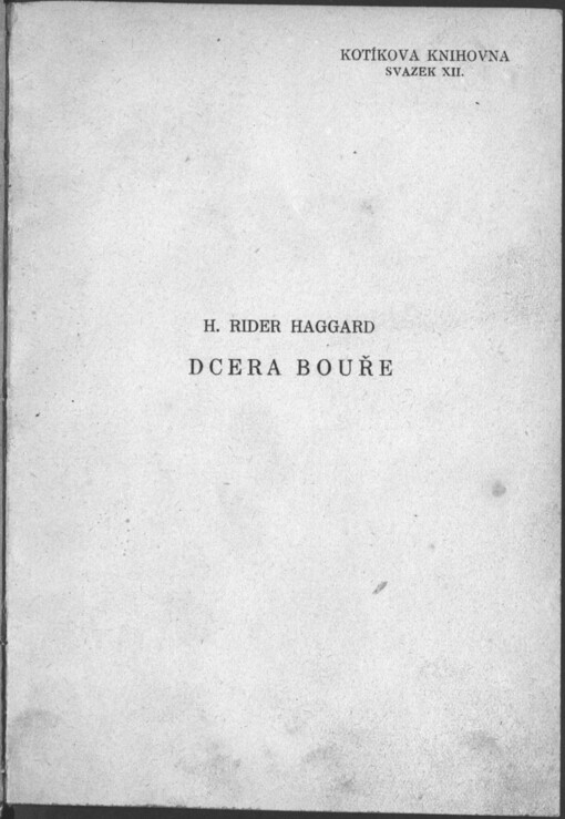 Dcera bouře: africký román