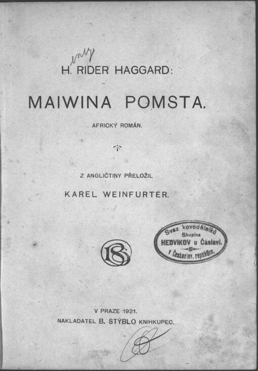 Maiwina pomsta :Africký román