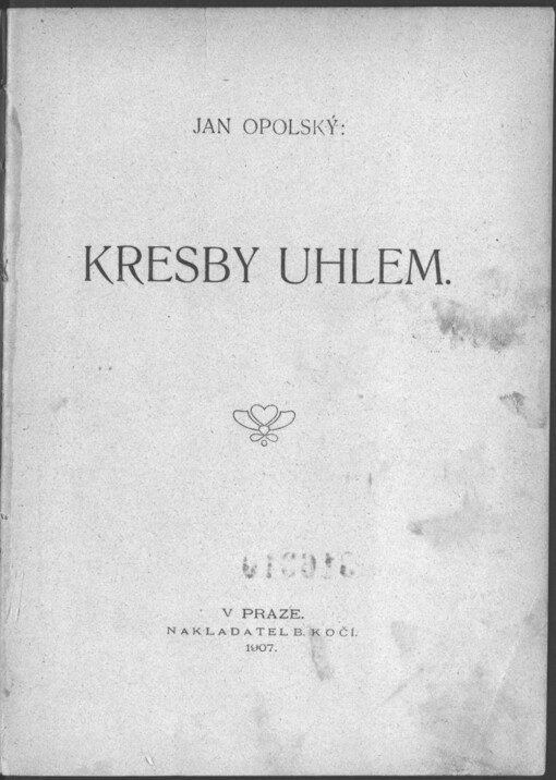 Kresby uhlem :[drobná prosa]