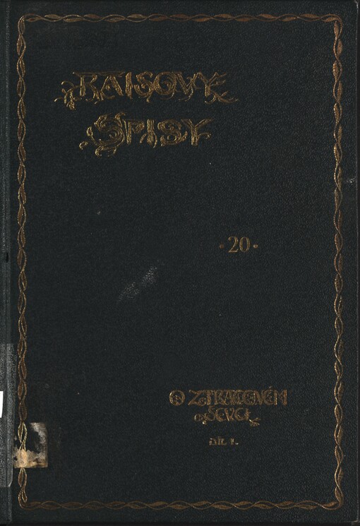 O ztraceném ševci : horský obraz. Díl I