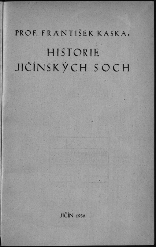 Historie jičínských soch
