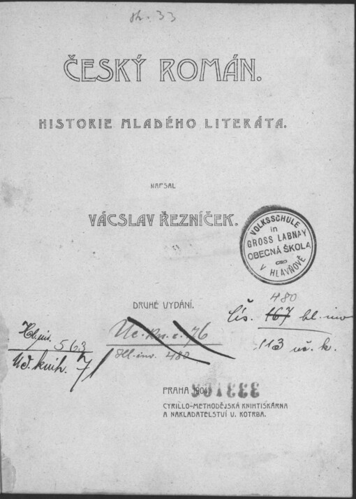 Český román: historie mladého literáta