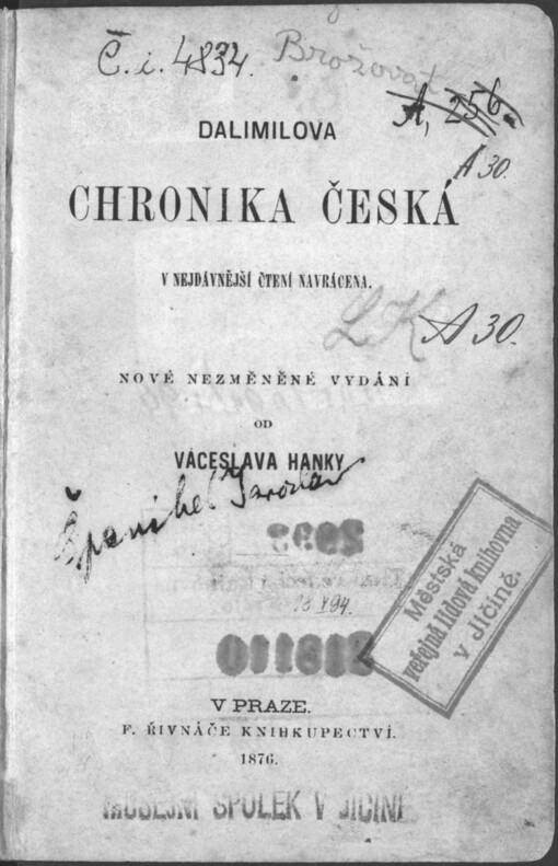 Dalimilova Chronika česká :
