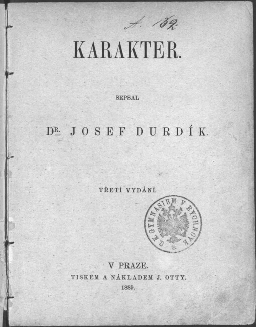 Karakter, 3. vyd.
