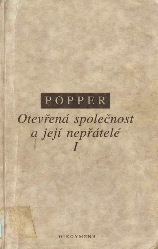 Otevřená společnost a její nepřátelé