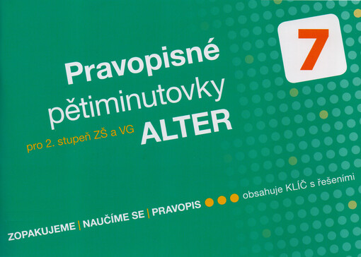 Pravopisné pětiminutovky : pro 2. stupeň ZŠ a VG