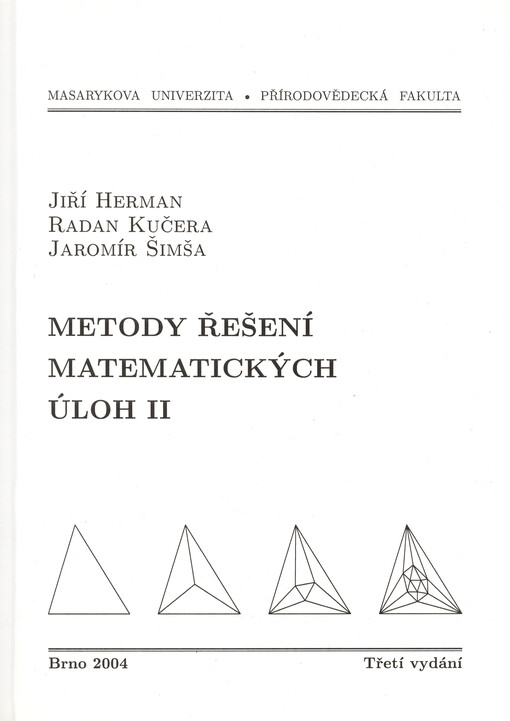Metody řešení matematických úloh II