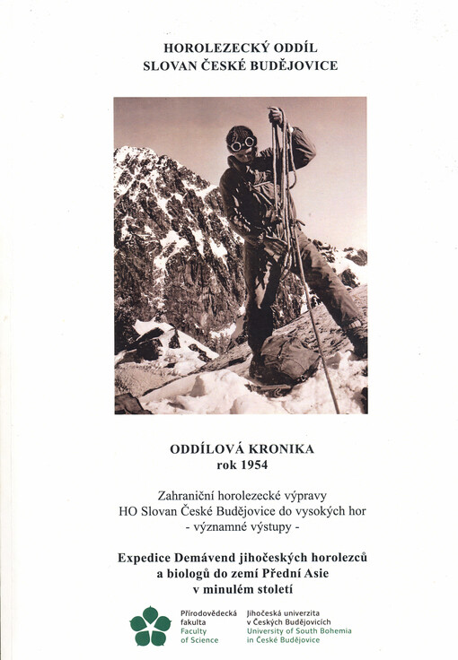Horolezecký oddíl Slovan České Budějovice : oddílová kronika rok 1954