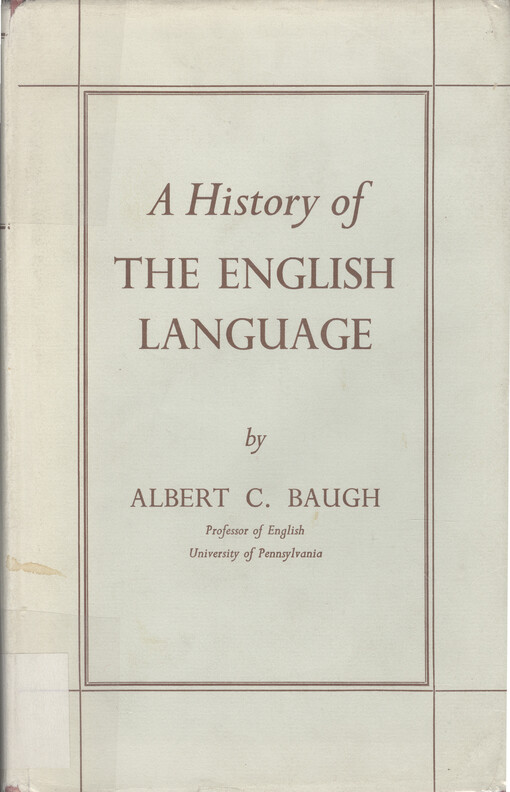 A history of the English language