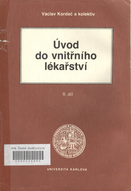 Úvod do vnitřního lékařství II. díl