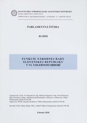 Funkcie národnej rady Slovenskej republiky v VI. volebnom období