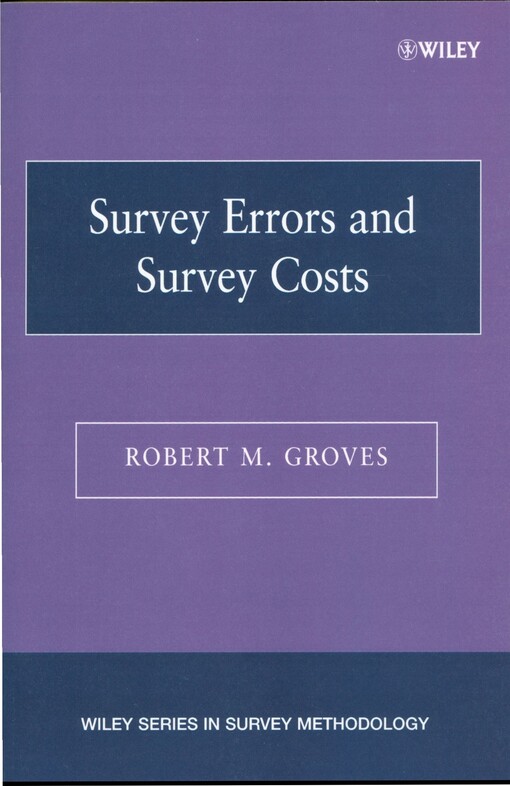 Survey errors and survey costs