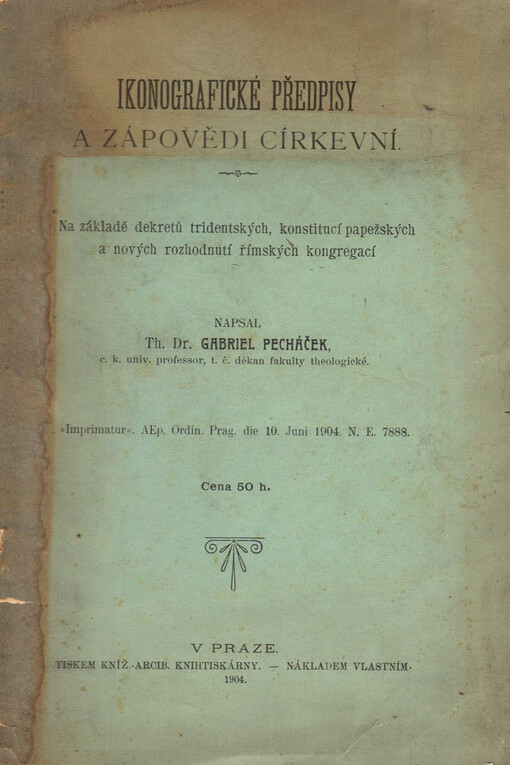 Ikonografické předpisy a zápovědi církevní