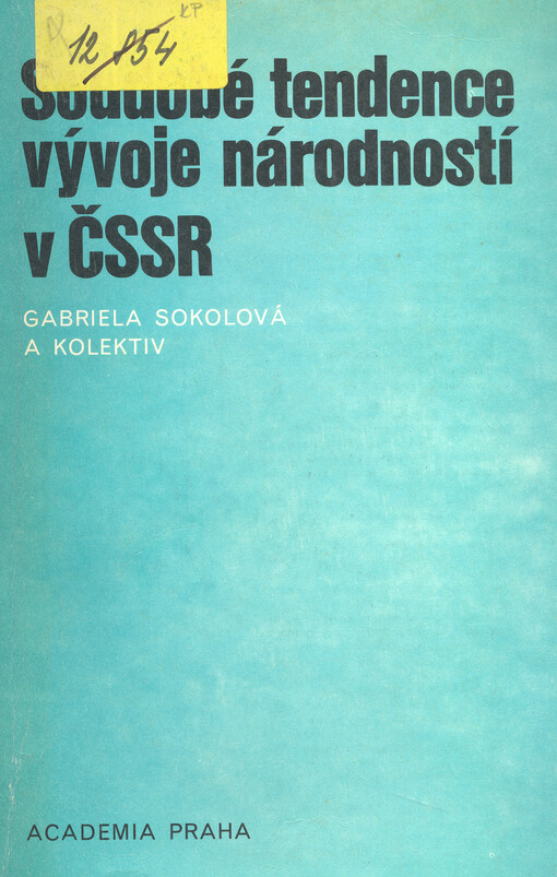 Soudobé tendence vývoje národností v ČSSR