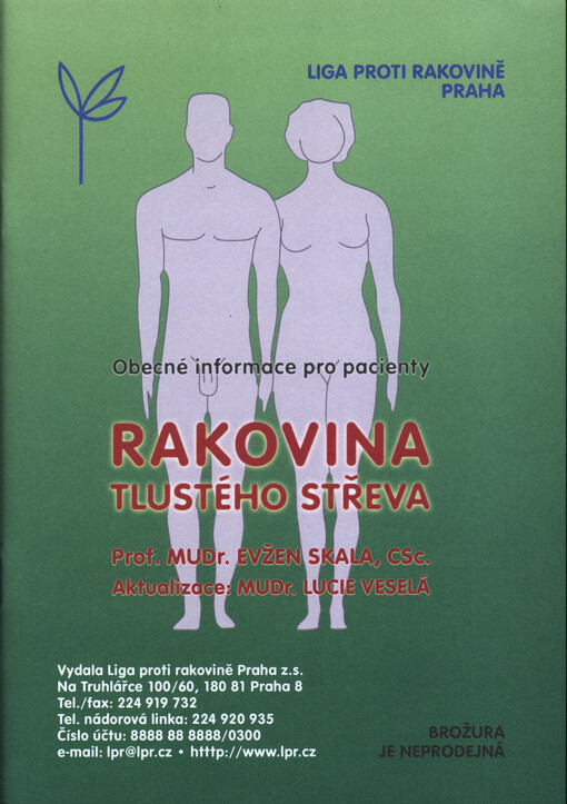 Rakovina tlustého střeva : obecné informace pro pacienty