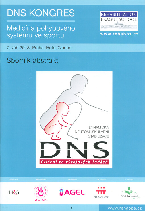 DNS kongres : medicína pohybového systému ve sportu : sborník abstrakt : 7. září 2018, Praha, Hotel Clarion