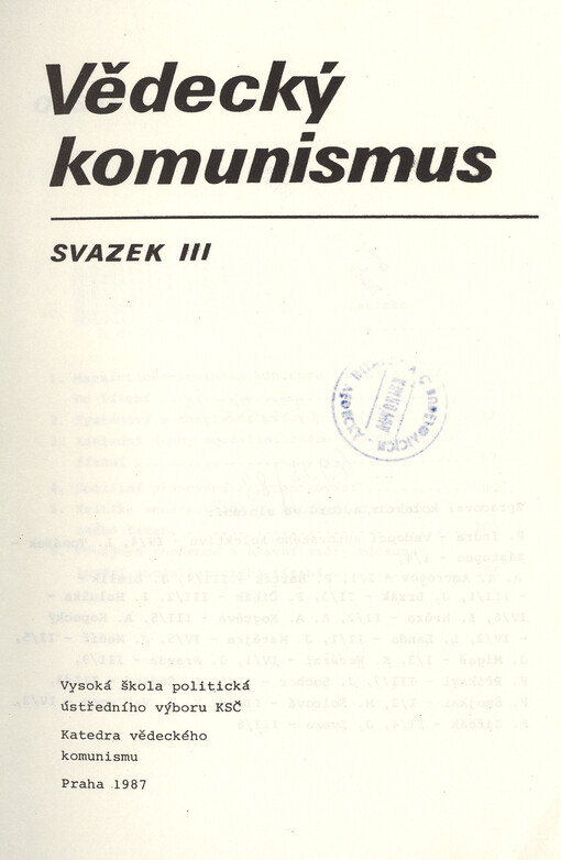 Vědecký komunismus