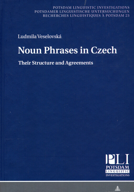 Noun phrases in Czech : their structure and agreements