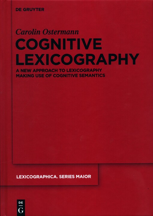 Cognitive lexicography