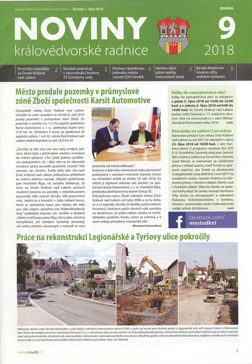 Noviny královédvorské radnice