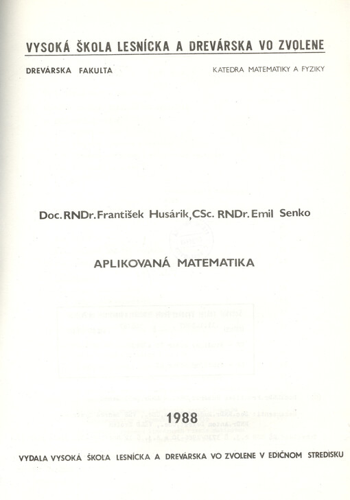 Aplikovaná matematika