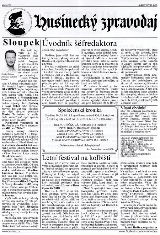 Husinecký zpravodaj