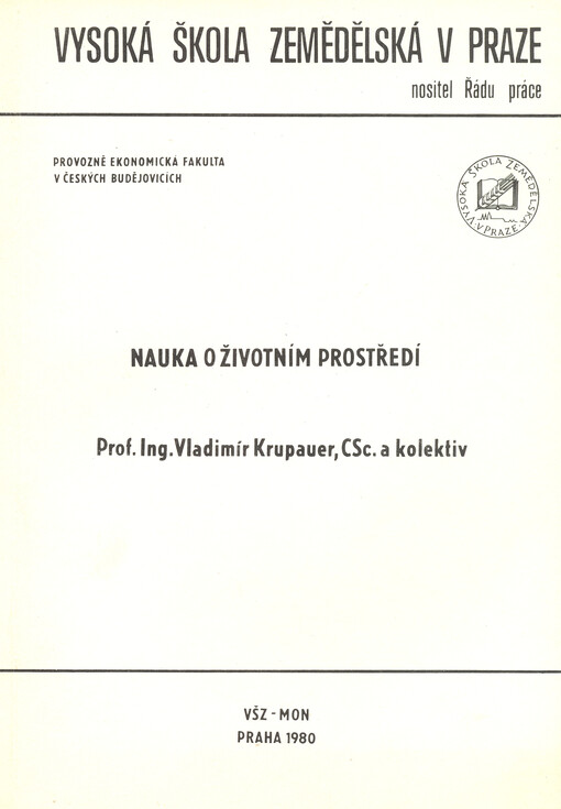 Nauka o životním prostředí