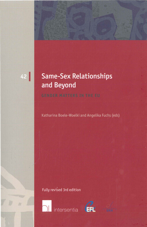Same-sex relationships and beyond : gender matters in the EU