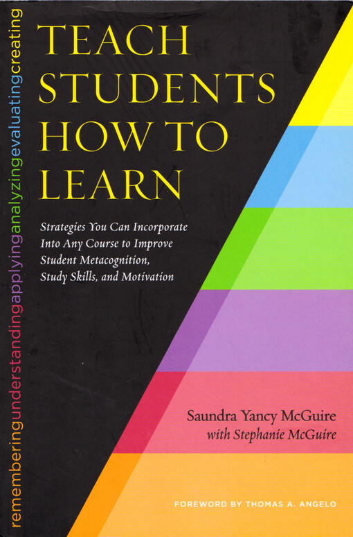 Teach students how to learn : strategies you can incorporate into any course to improve student metacognition, study skills, and motivation