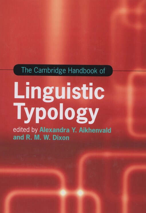 The Cambridge handbook of linguistic typology