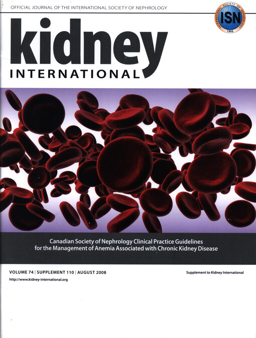 Kidney international. Supplement