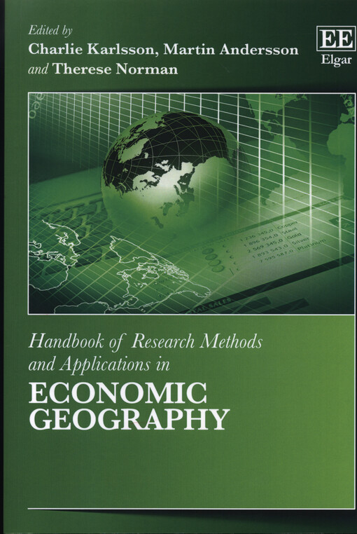 Handbook of research methods and applications in economic geography