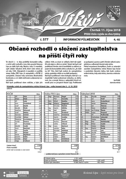 Vikýř : krásnolipský půlměsíčník